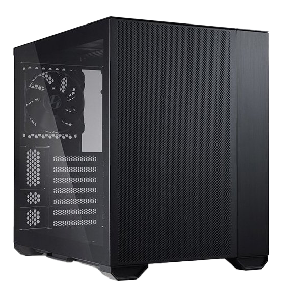 High-End-Gaming-PC im Lian-Li-Gehaeuse mit Glasfront