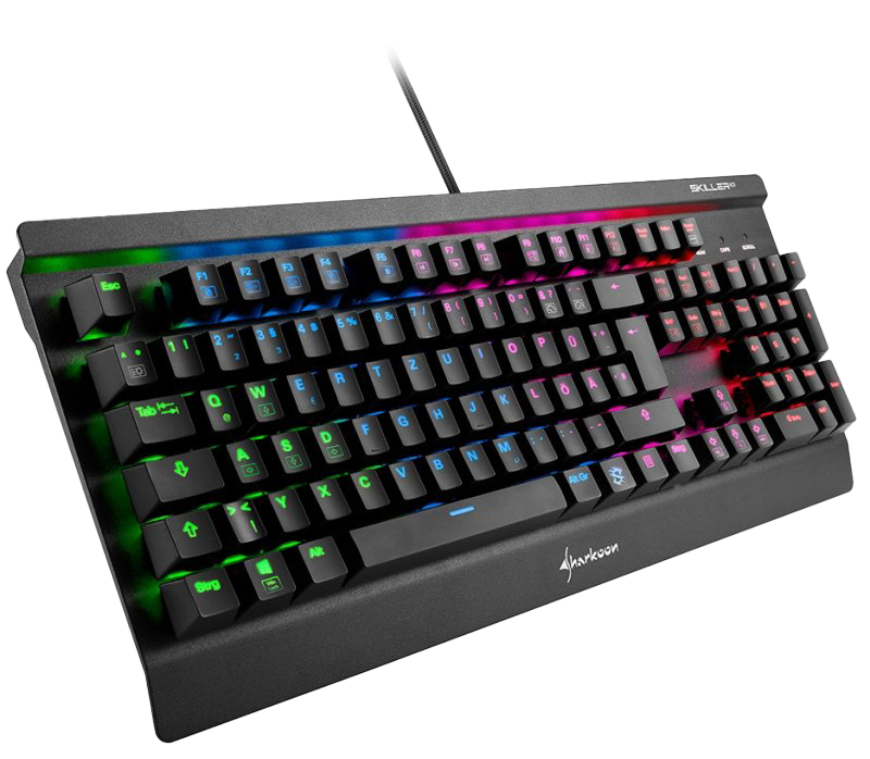 Sharkoon-Skiller-Gaming-Tastatur mit RGB-Beleuchtung